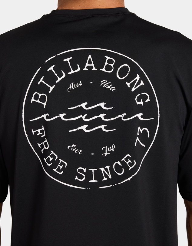 Billabong - Mens Big Wave Daz Short Sleeve Rash Vest