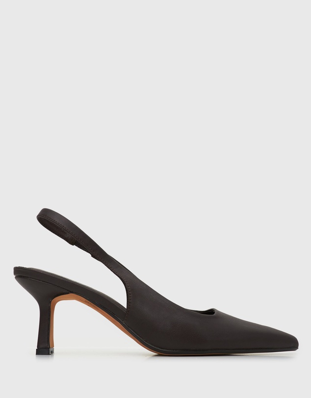 Betts - Wider Fit Jerry Slingback Stiletto Heel Pumps