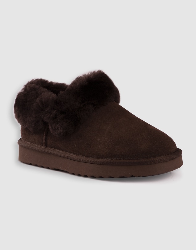 AusWooli Ugg Boots - Coogee Sheepskin Wool Ankle Slippers