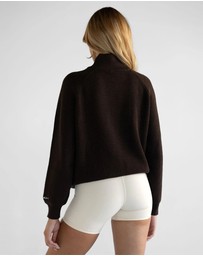 Leelo Active - Knit Quarter Zip Jumper
