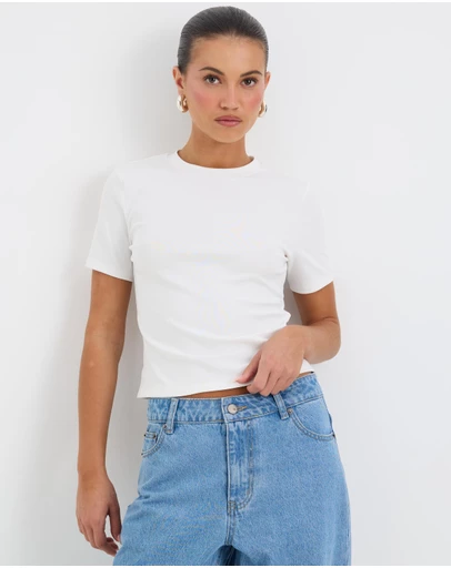 Calli - Jessie Crew Neck Baby Tee