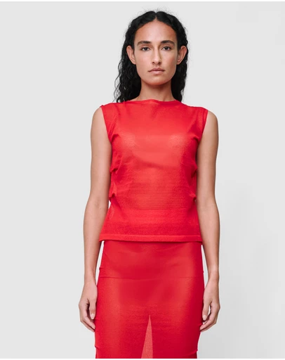 Wynn Hamlyn - Emma Sheer Knit Tank