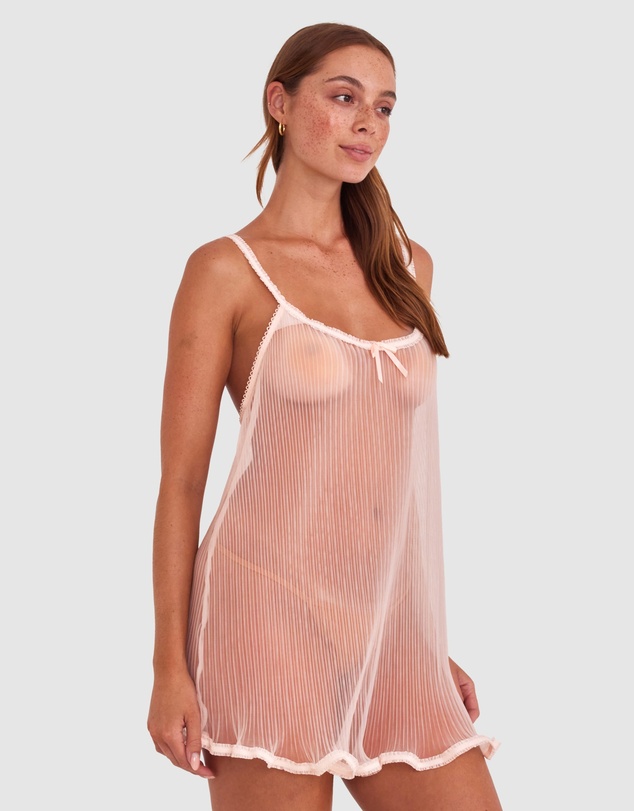 Bras N Things - Night Games Blushing Slip - Light Pink