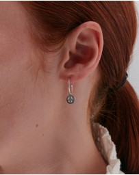 Karen Walker - Peace Hoop Earrings