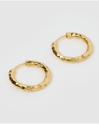 Izoa - Rosetta Hoop Earrings