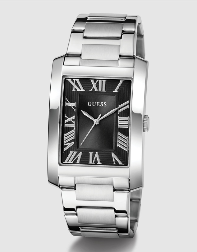 GUESS - Guess Men's Silver Tone 33.7mm Analogue Watch