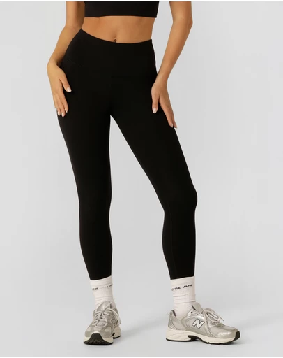 Lorna Jane - Lotus Phone Pocket Ankle Biter Leggings