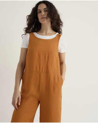 Seasalt - Salt Air Wide Leg Linen Jumpsuit
