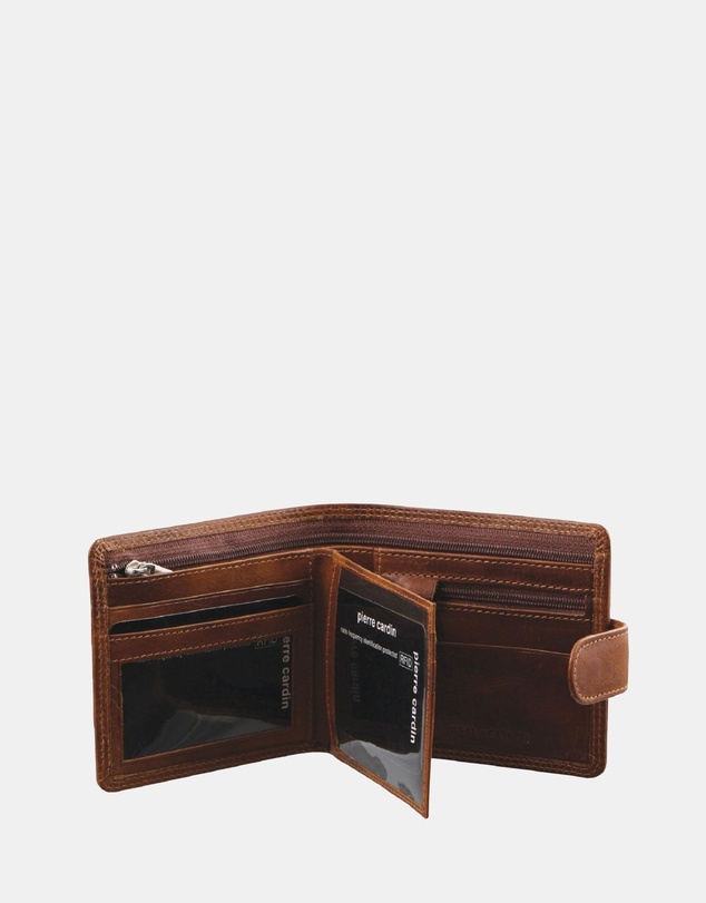 Pierre Cardin - Pierre Cardin Rustic Leather Men's Wallet