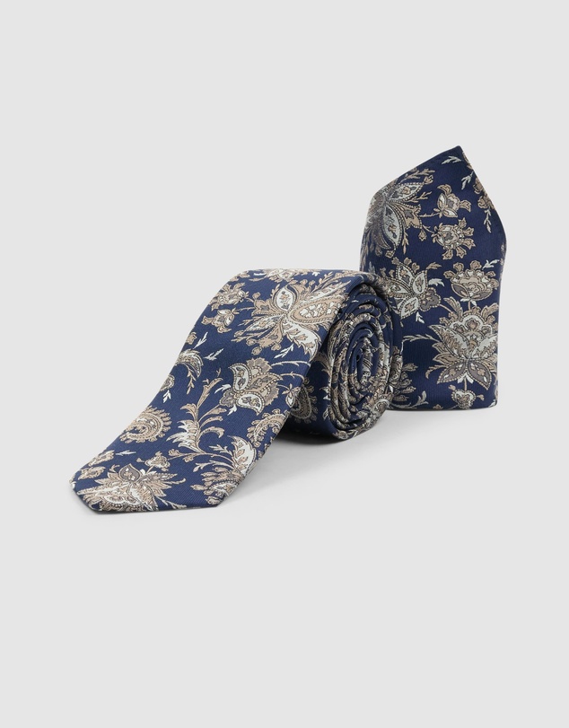 Tarocash - Thiago Floral Silk Tie