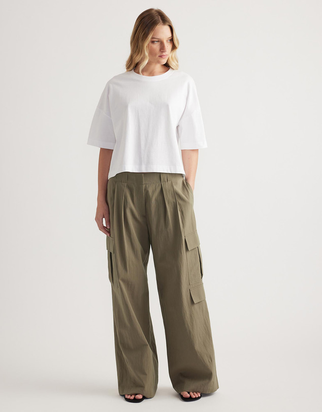 Decjuba - Allegra Cropped Boxy Tee