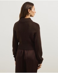 Atmos&Here - Zulu Textured Roll Neck Jumper