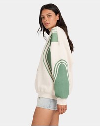 RVCA - Womens Luck Off Pullover Crew Neck