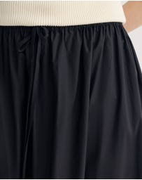 Oxford - Olive Cotton Maxi Skirt