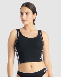 adidas Originals - Adicolor Comfort Flex Cotton Padded Cami Crop Top