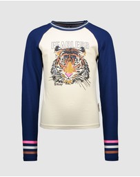 B.Nosy - Long Sleeve Raglan Top - Kids-Teens