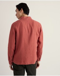 Seasalt - Seasalt Cornwall Red Men's Curator Shirt