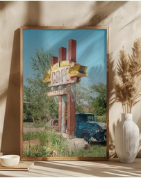 Olive et Oriel - Route 66 III by Bethany Young Art Print