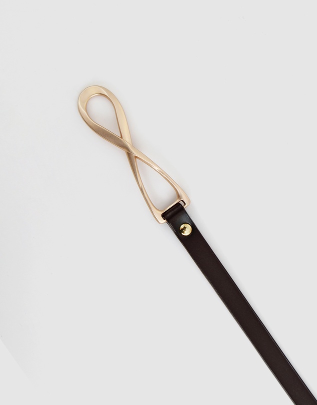 Belle & Bloom - London Mood Leather Tie Belt