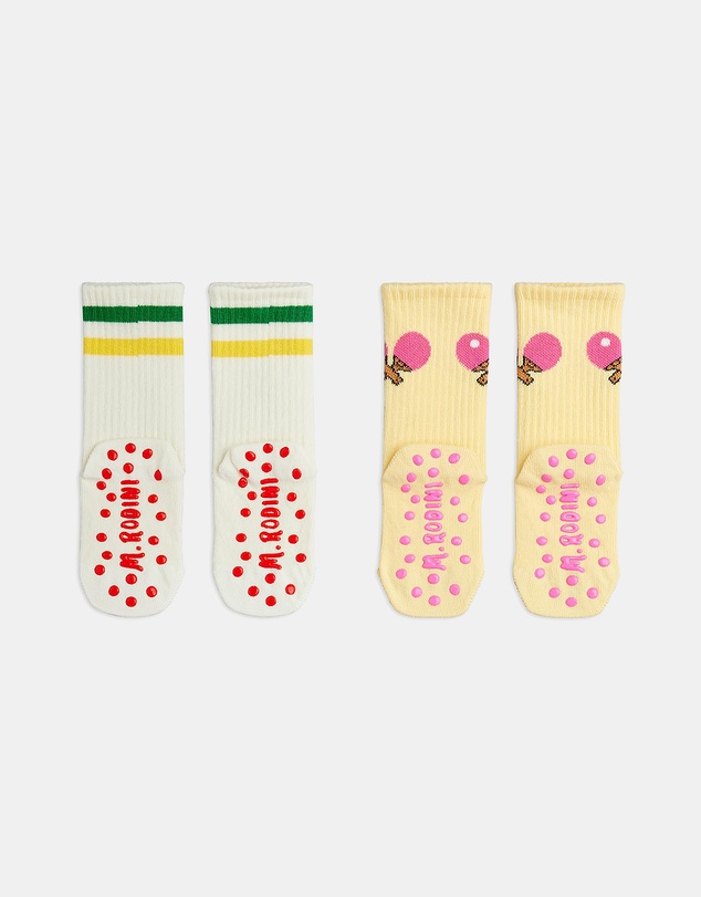 Mini Rodini - 2-Pack Table Tennis Anti-Slip Socks - Babies-Kids