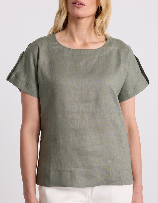David Lawrence - Melinda Linen Mix Tee