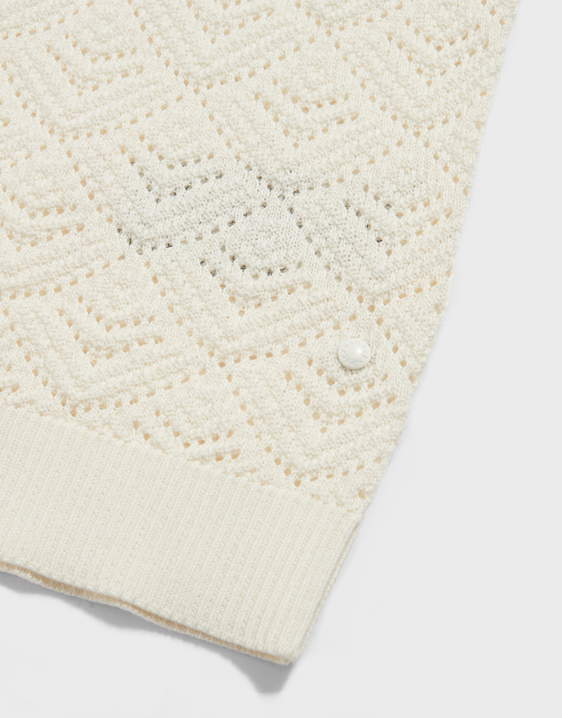Peckham Rye  - Peckham Rye Open Stitch Knitted SS Shirt