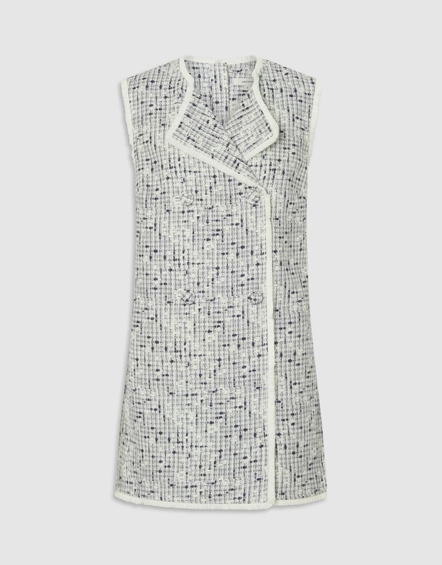 Oroton - Tweed Button Shift Dress