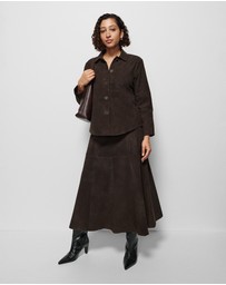 Commonry - Sally Suede Shacket