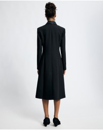 Lover - Salom Contrast Collar Suiting Coat