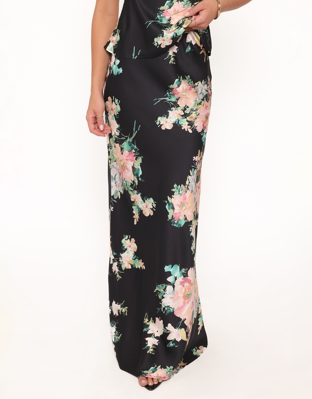 Petal & Pup - Velman Skirt - Black Floral