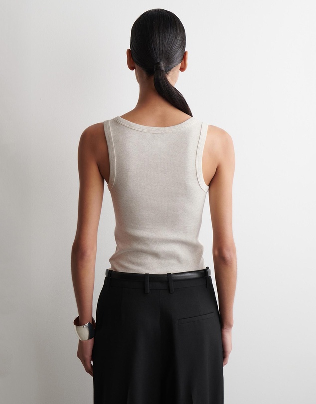COS - Ribbed Cotton Tank Top