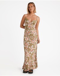 Volcom - Womens Psychonic Slippy Maxi Dress