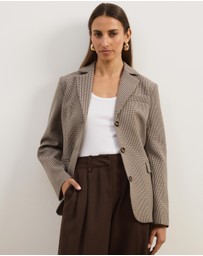 Atmos&Here - Serel Tailored Check Blazer