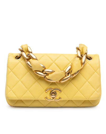 Pre-Loved by Azura Reborn - Pre-Loved chanel Quilted Lambskin Chain Bag