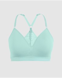 Billet Doux - Zen Light Dentelle Longline Racerback Padded Wirefree Bralette
