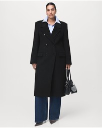 M.N.G - Double-Breasted Wool Coat