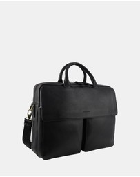 Pierre Cardin - Pierre Cardin Men's Leather Classic Messenger/Computer Bag