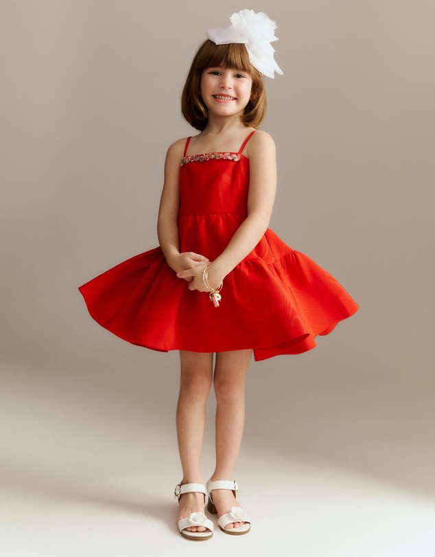 Bardot Junior - Charlotte Trim Mini Dress - Kids-Teens