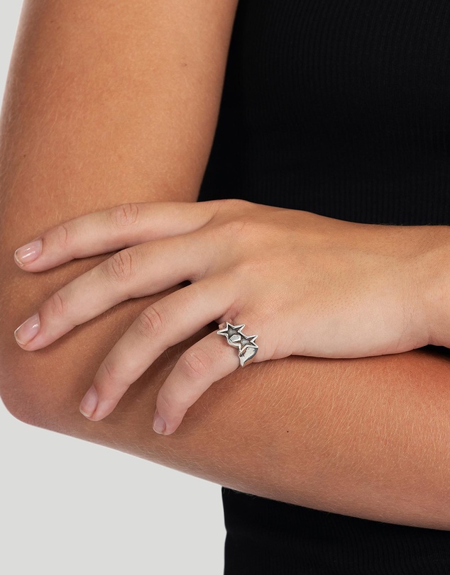 TwoJeys - Tilted Icon Ring