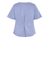City Chic - Mae Short Sleeve Sweat Top