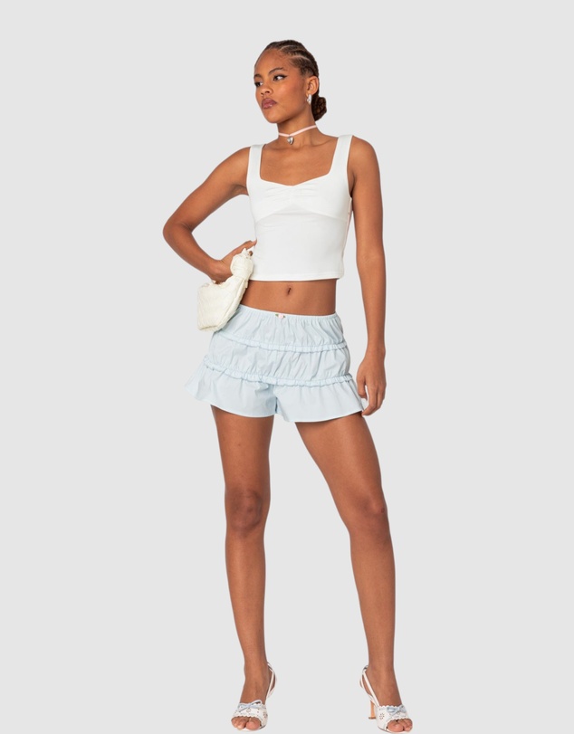 EDIKTED - Kalila Tiered Ruffle Shorts