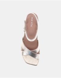 Mia Vita - Yara Heeled Sandal - Soft Gold
