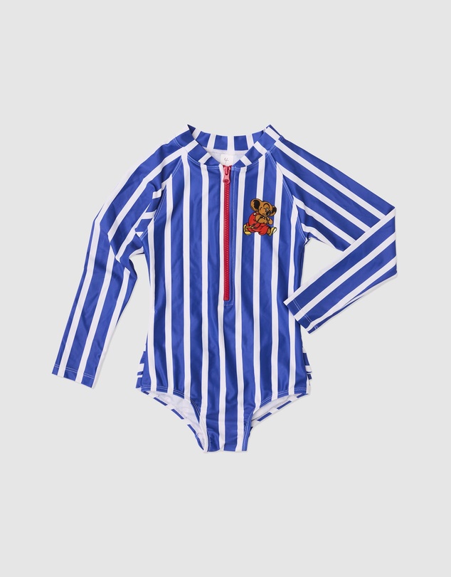 Kip&Co - KipCo x Blinky Bill Blinky Stripe Long Sleeve Bathers - Babies-Teens