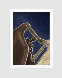 Olive et Oriel - KH Studio - With Embrace by Karla Hyman Art Print