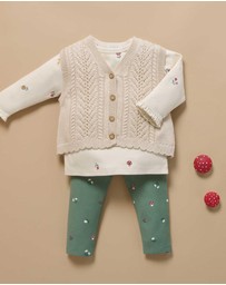 Purebaby - Knitted Vest -Kids-Babies