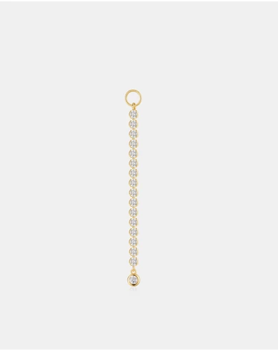Ania Haie - Gold Row Bezel Earring Charm