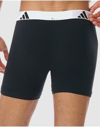 adidas Sportswear - 3 Pack Active Flex Cotton Boxer Brief Underwear