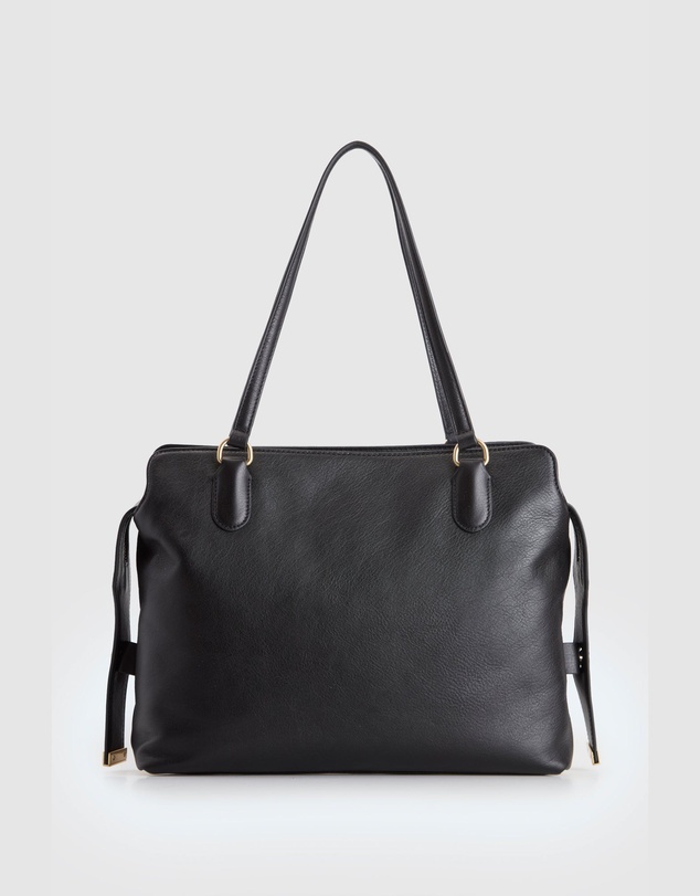Evity - Clover Leather Work Tote Bag