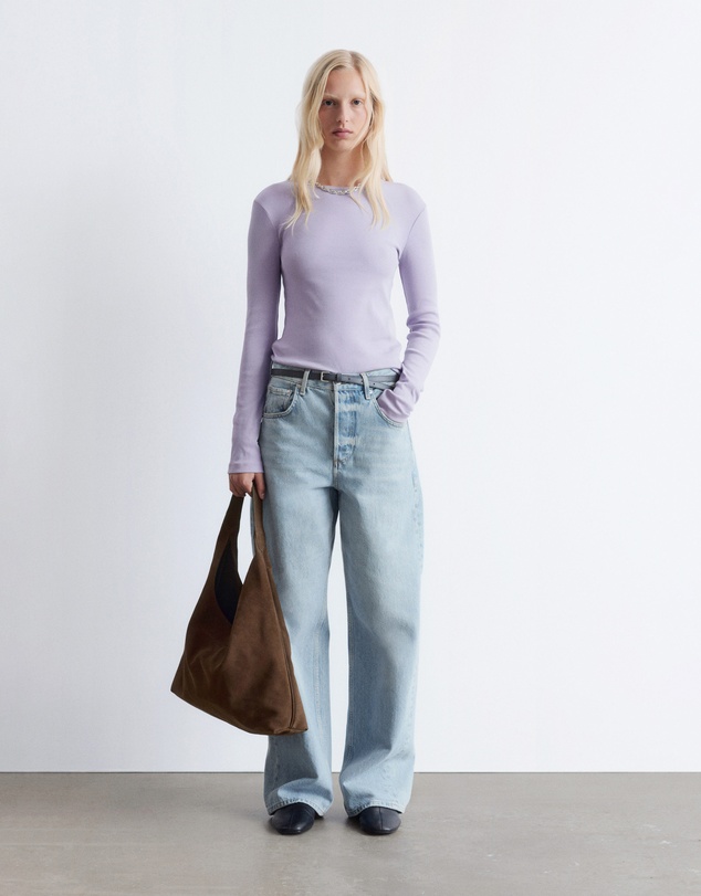 & Other Stories - Ribbed LS Top