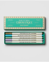 Printworks - Printworks Metallic Art Markers-5pack